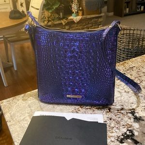 Beautiful sparkly purple crossbody purse